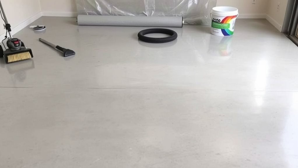 prepare concrete for staining