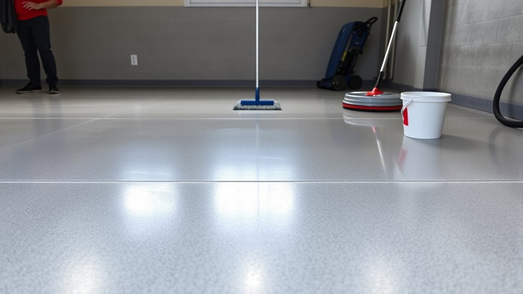 prepare concrete surface properly