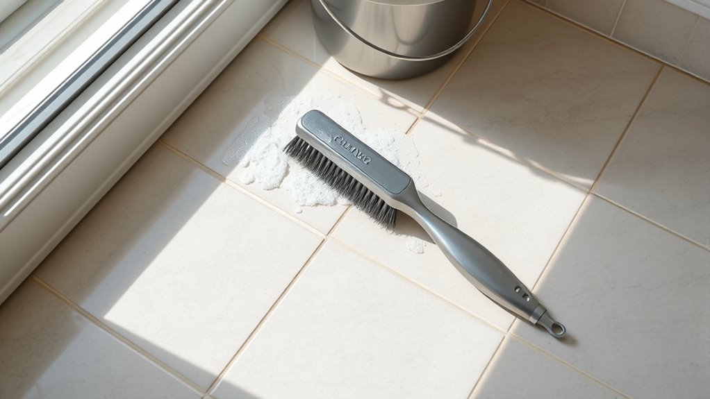 prepare floor for grout