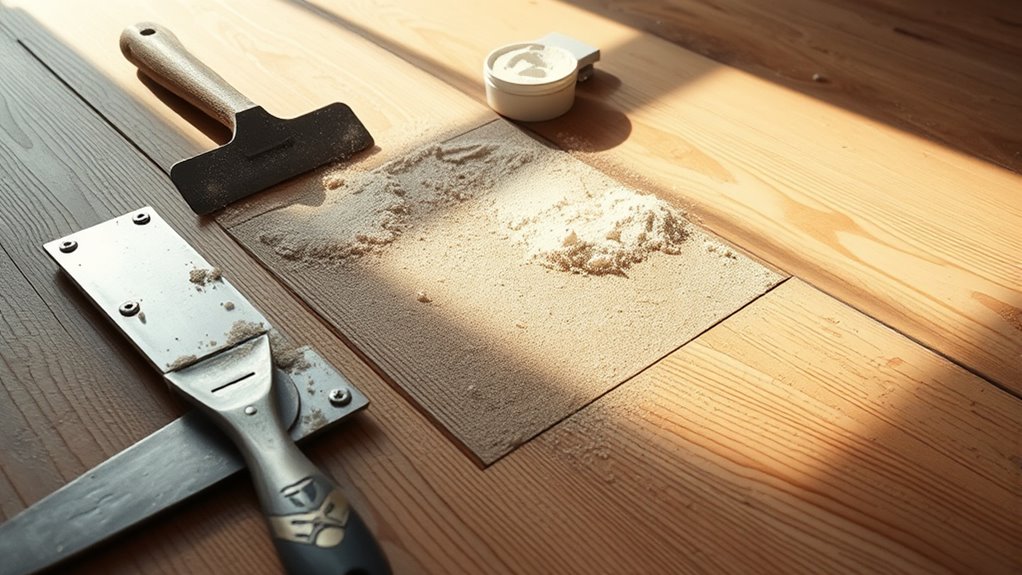 prepare floor for leveling