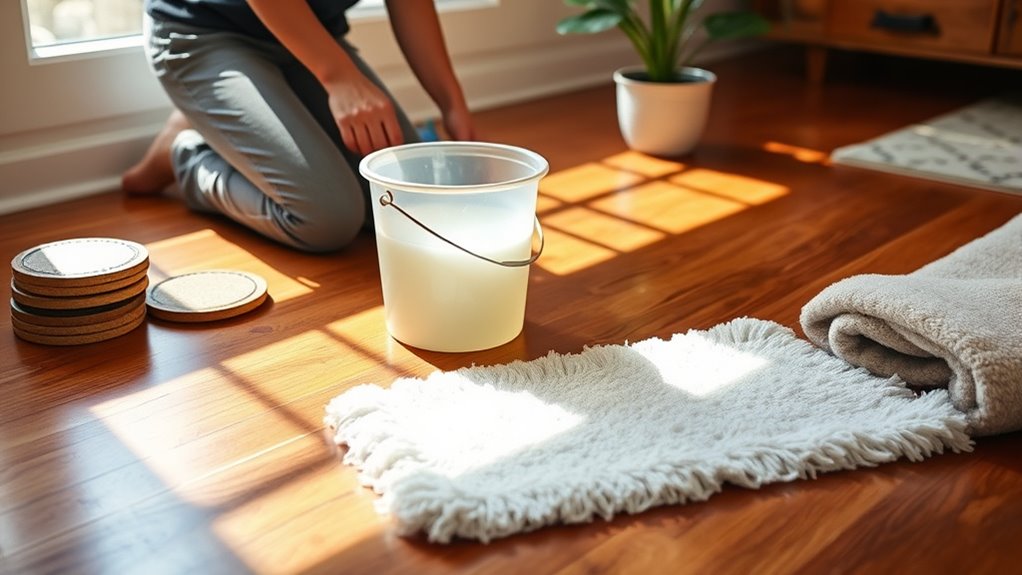 prepare hardwood floors properly