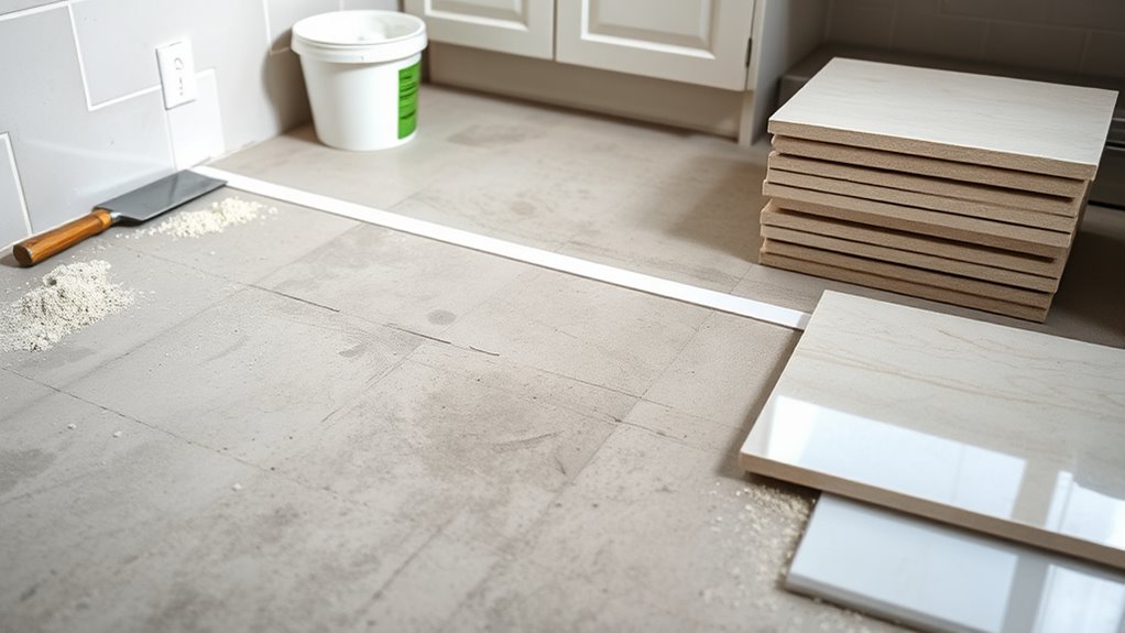 prepare kitchen floor properly
