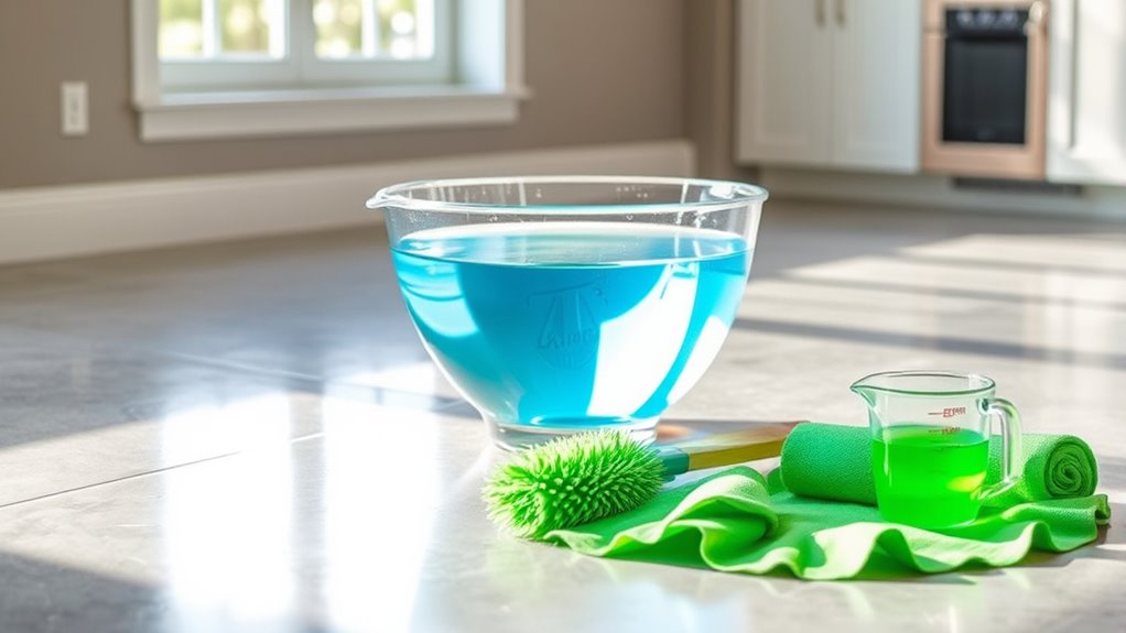 prepare ph neutral cleaning solution