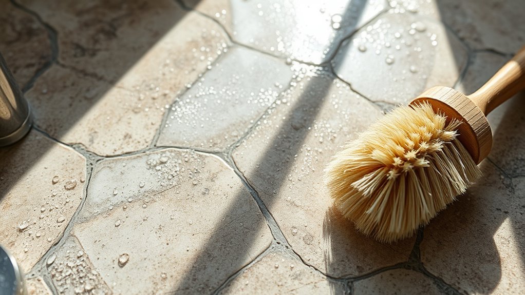 prepare shower floor safely