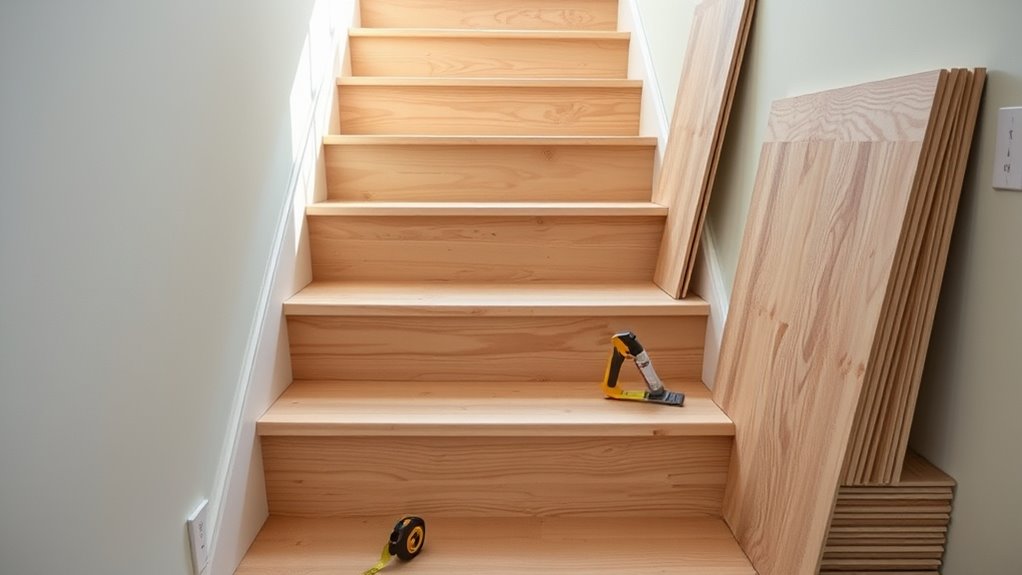 prepare stairs for laminate