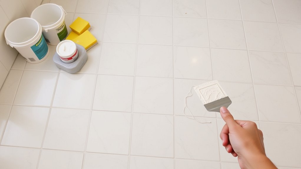 prepare tile gather materials