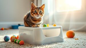 prevenire gli incidenti sul pavimento causati dai gatti