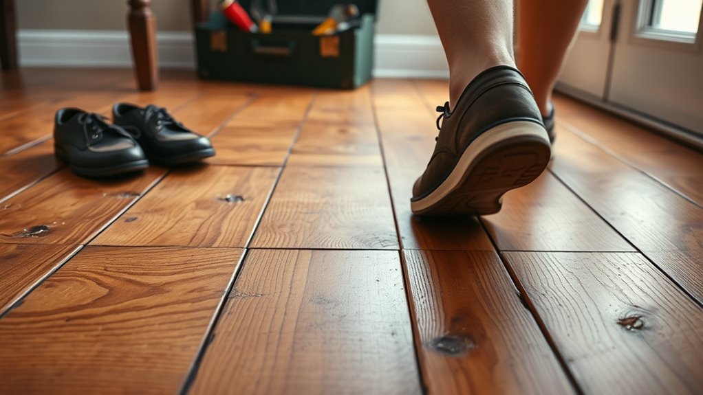 professional intervention for creaky floors