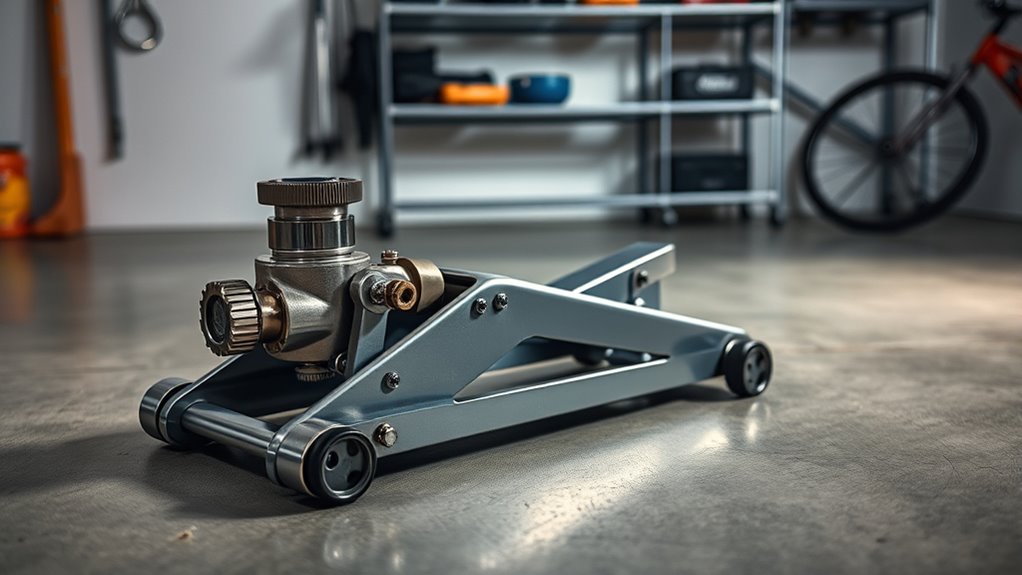 proper floor jack storage