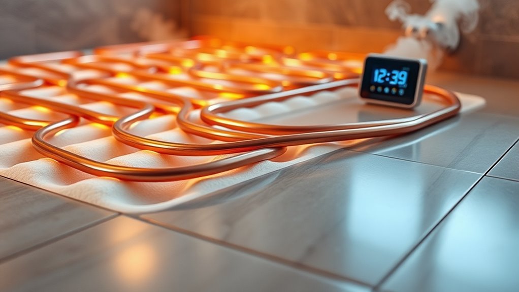 radiant floor heating components