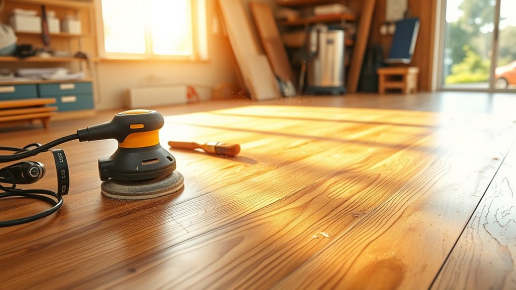 refinishing engineered flooring process