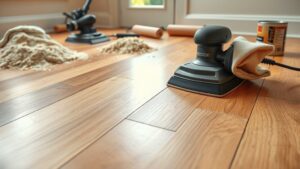 refinishing engineered wood floors
