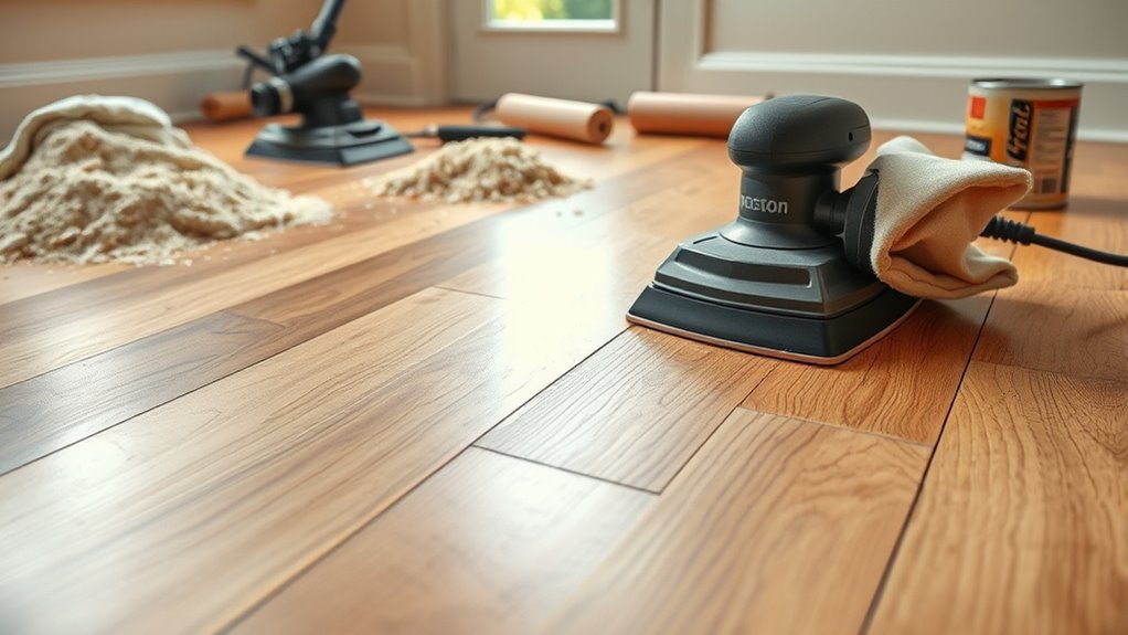 refinishing engineered wood floors