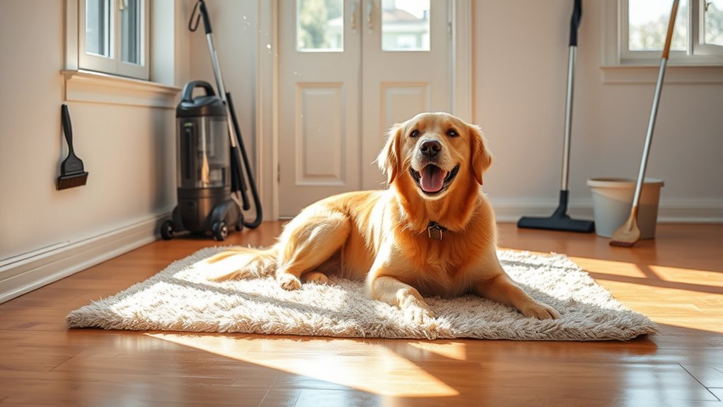 regular dog grooming routine