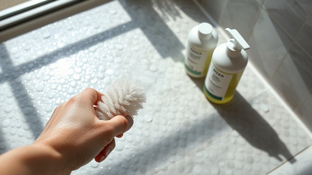 regular shower maintenance routine