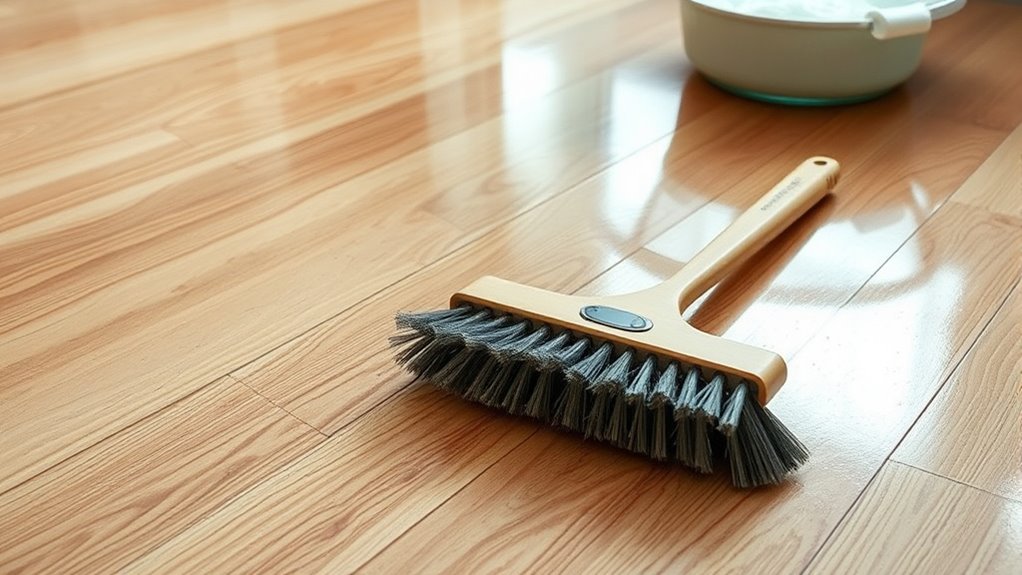 regular vinyl floor maintenance