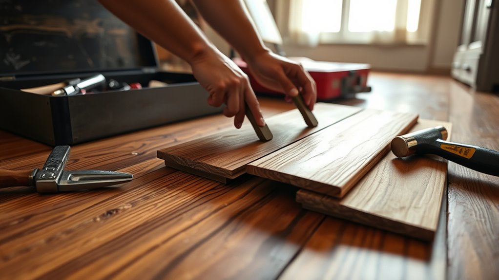 remove and replace floorboards