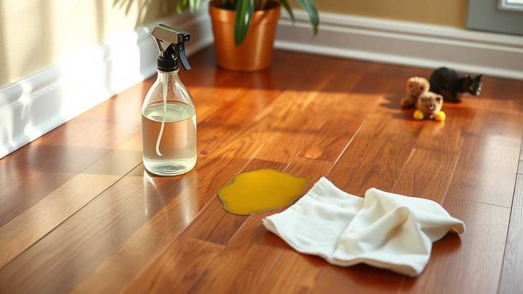 remove cat urine effectively