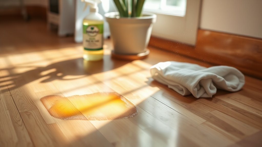 remove cat urine odor