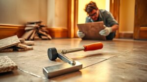 remove ceramic tile flooring