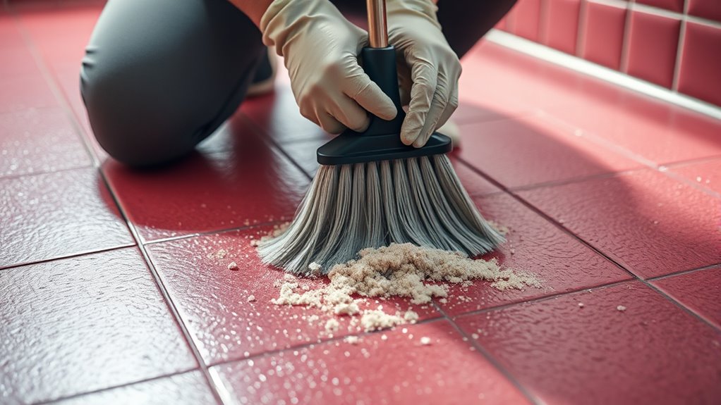 remove dirt before cleaning