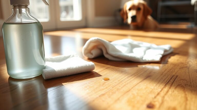 remove dog urine stains