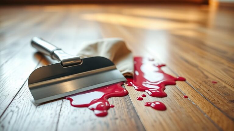 remove dry paint carefully