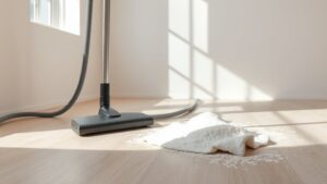 remove drywall dust thoroughly