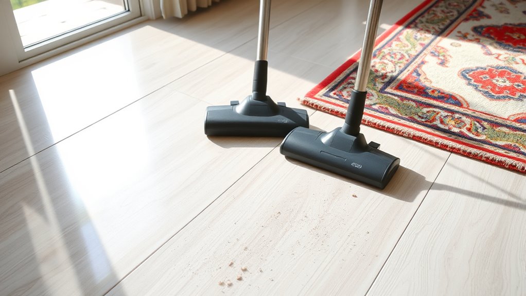 remove loose dirt first