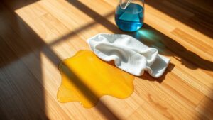 remove urine stains effectively