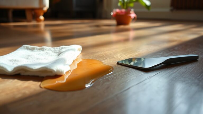 remove wax from laminate