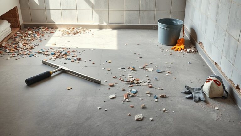 removing ceramic tile efficiently
