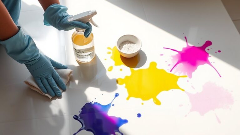 removing hair dye stains