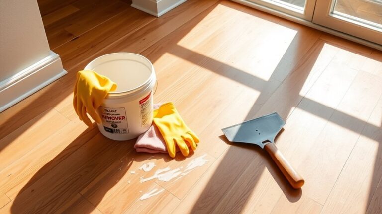 removing paint from floors