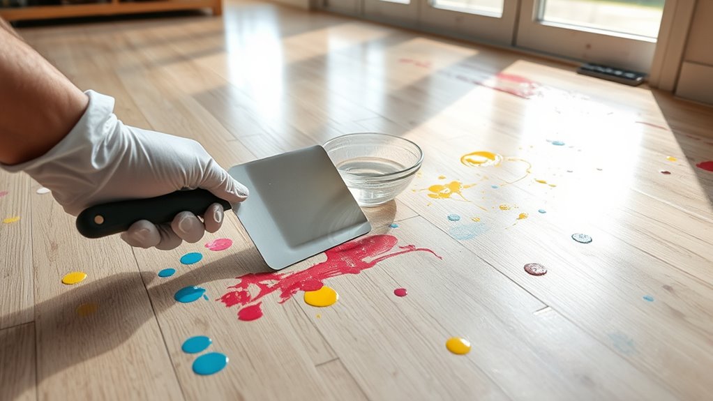 removing paint from laminate