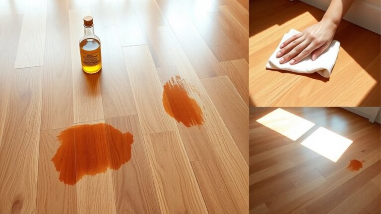 removing stains from hardwood