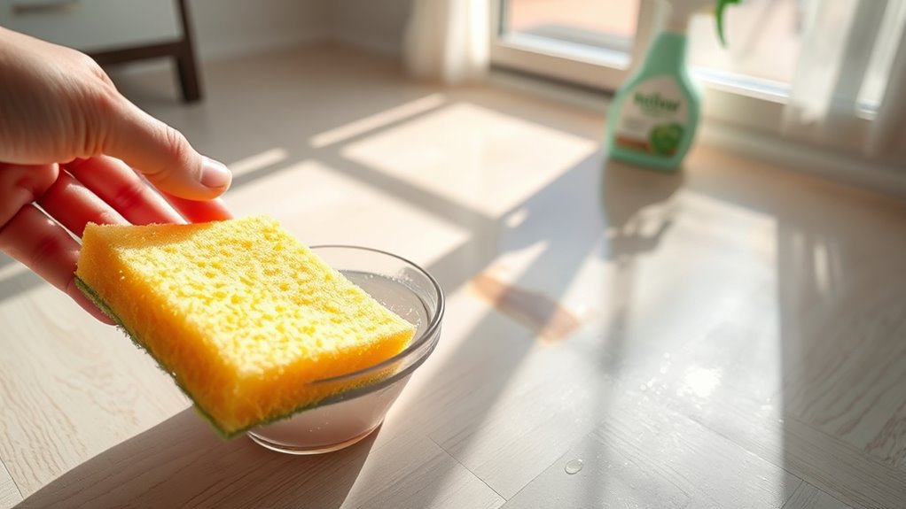 removing stains from vinyl