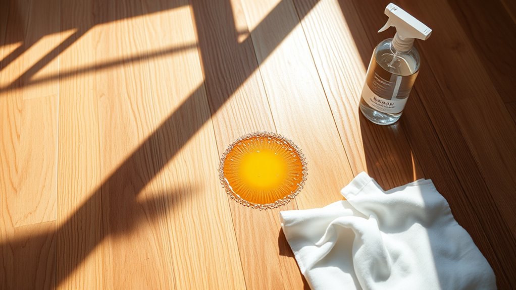 removing urine stains effectively
