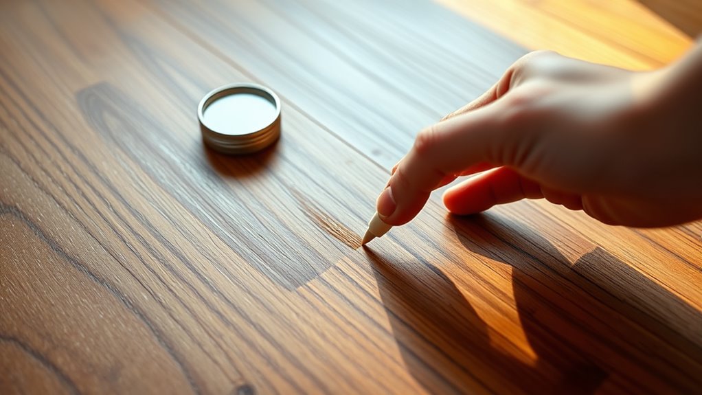 repair minor wood scratches