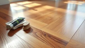 repair scratched wood floors