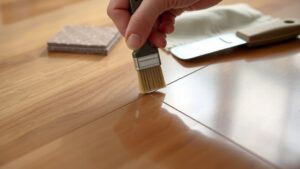 repair vinyl floor scratches