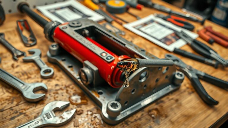 repairing a hydraulic jack