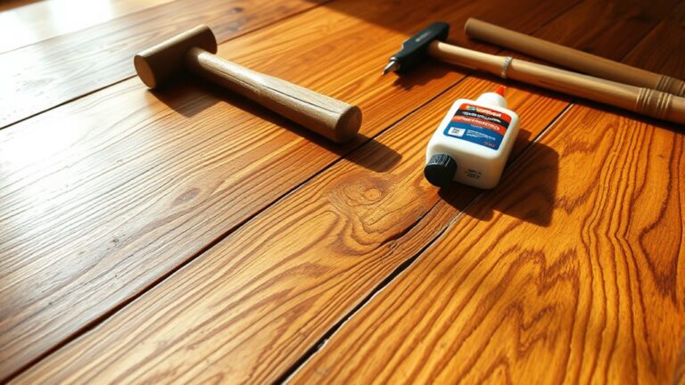 repairing buckled wood floors