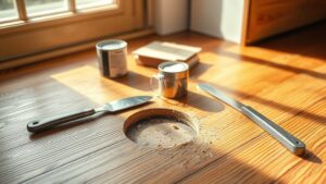 repairing damaged wood flooring