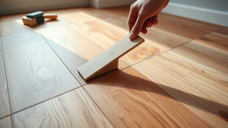 repairing laminate floor gaps