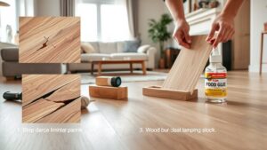 repairing laminate flooring easily