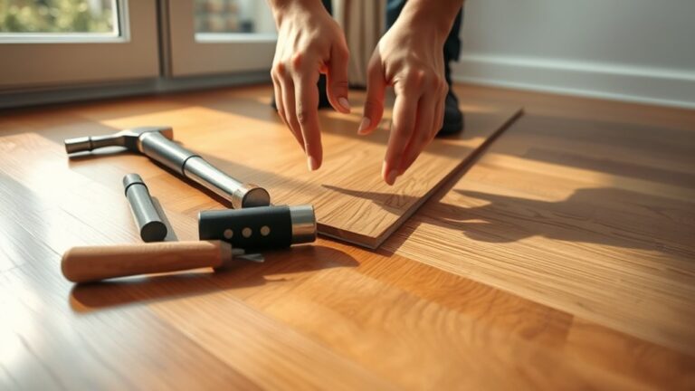 repairing lifting laminate flooring