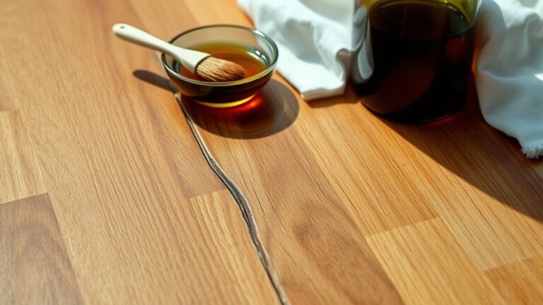 repairing scratches on flooring