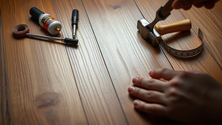repairing squeaky floorboards efficiently