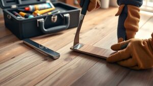 repairing vinyl plank flooring